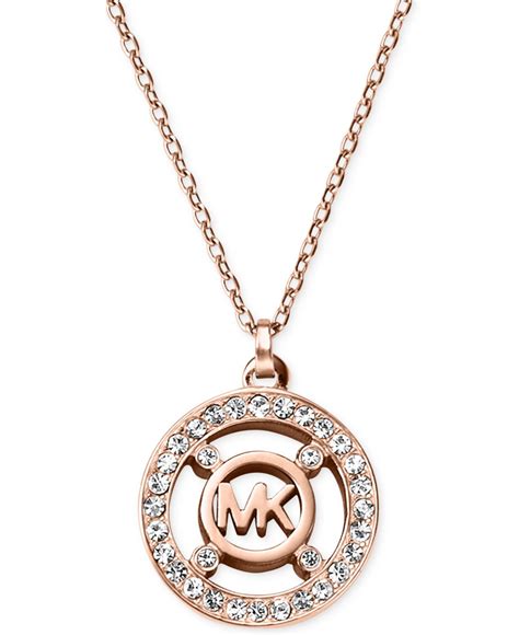 michael kors schmuck aufsteller|michael kors pendant necklace.